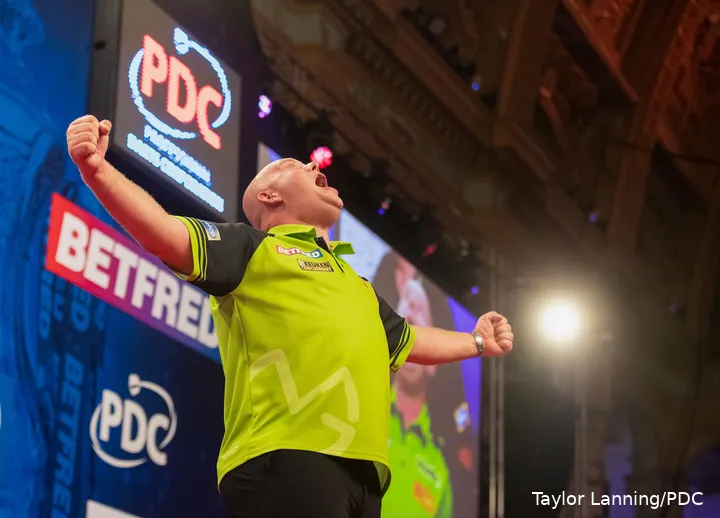 De laatste keer dat Michael van Gerwen de World Matchplay wist te winnen was in 2022