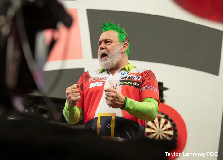 Peter Wright toernooi tijdens de kerstdagen