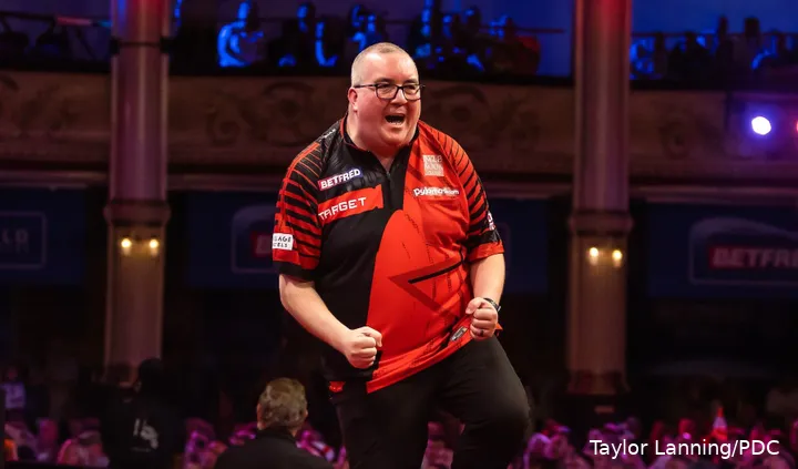 Stephen Bunting mag het nu opnemen tegen Luke Humphries