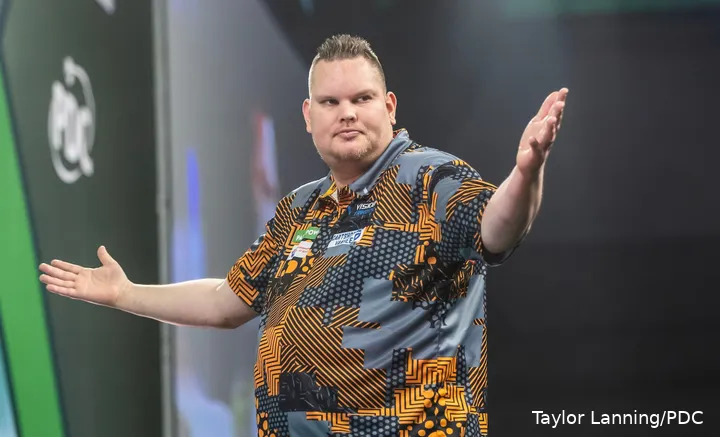 Wesley Plaisier liet in de halve finale maar liefst zes matchdarts onbenut