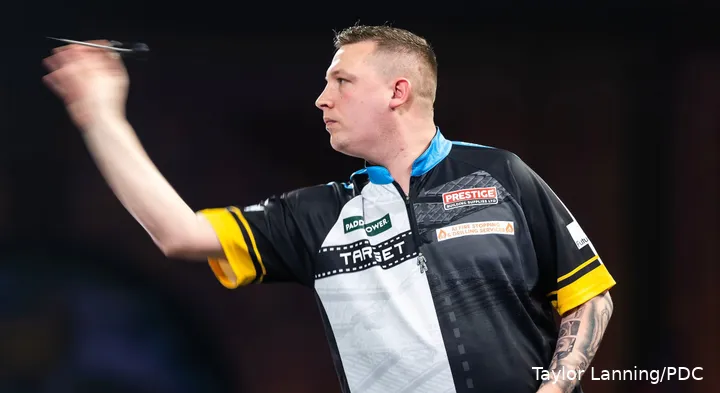 Chris Dobey bereikte op het afgelopen WK Darts de halve finales