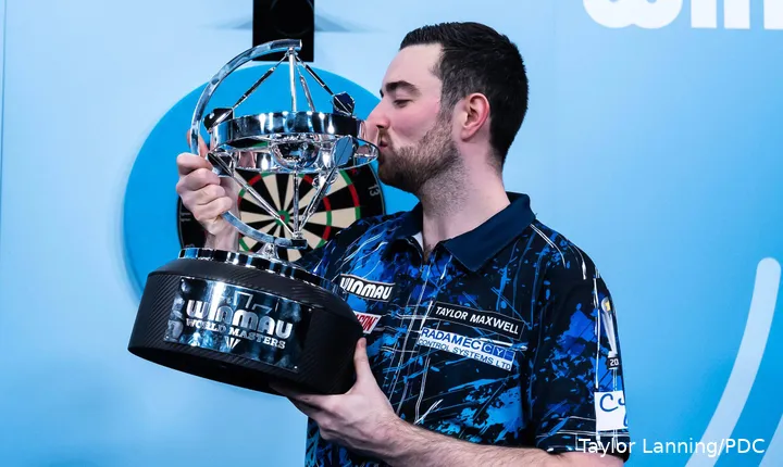 Luke Humphries won vorig weekend de Winmau World Masters