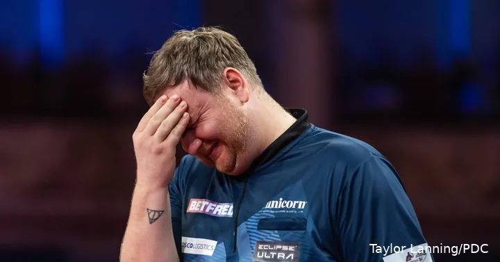 Cameron Menzies verloor met 10-2 van Danny Noppert