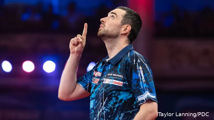 Luke Humphries is momenteel nog steeds de nummer één op de wereldranglijst