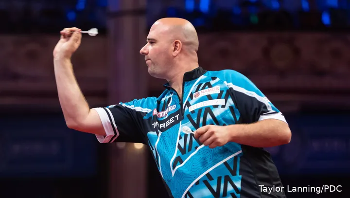 Rob Cross in actie