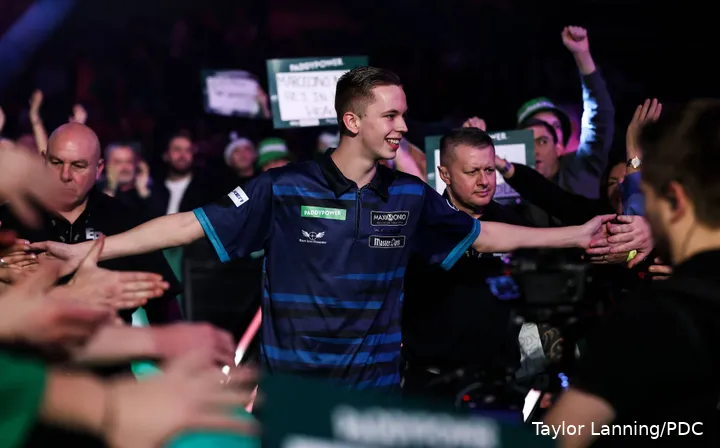 Jamai van den Herik tijdens zijn walk-on