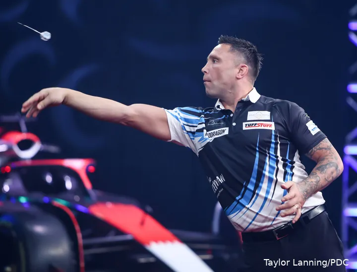 Gerwyn Price in actie