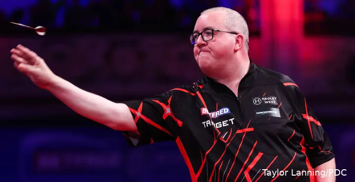 Stephen Bunting in actie