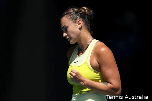 Aryna Sabalenka at the 2025 Australian Open