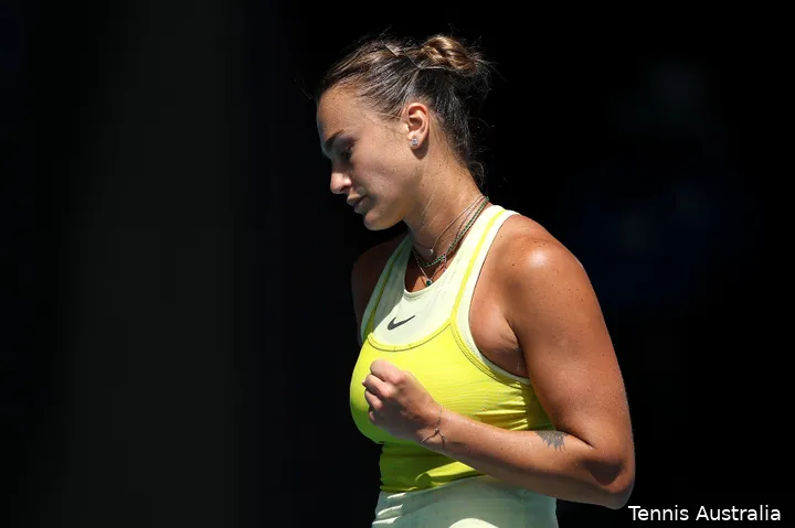 Aryna Sabalenka at the 2025 Australian Open
