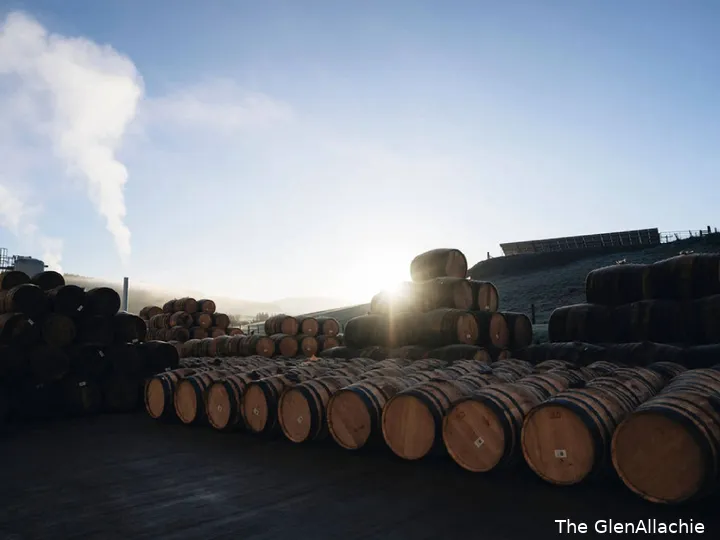 The GlenAllachie whisky vaten