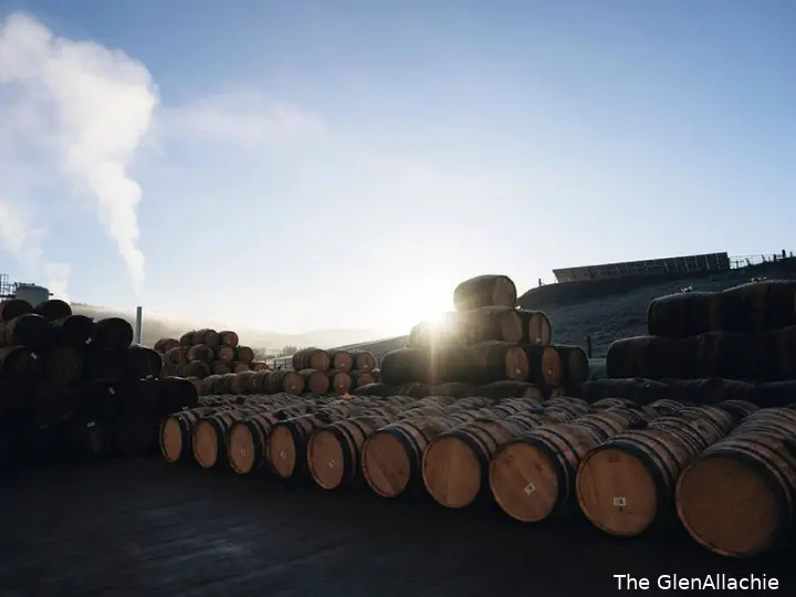 The GlenAllachie whisky casks