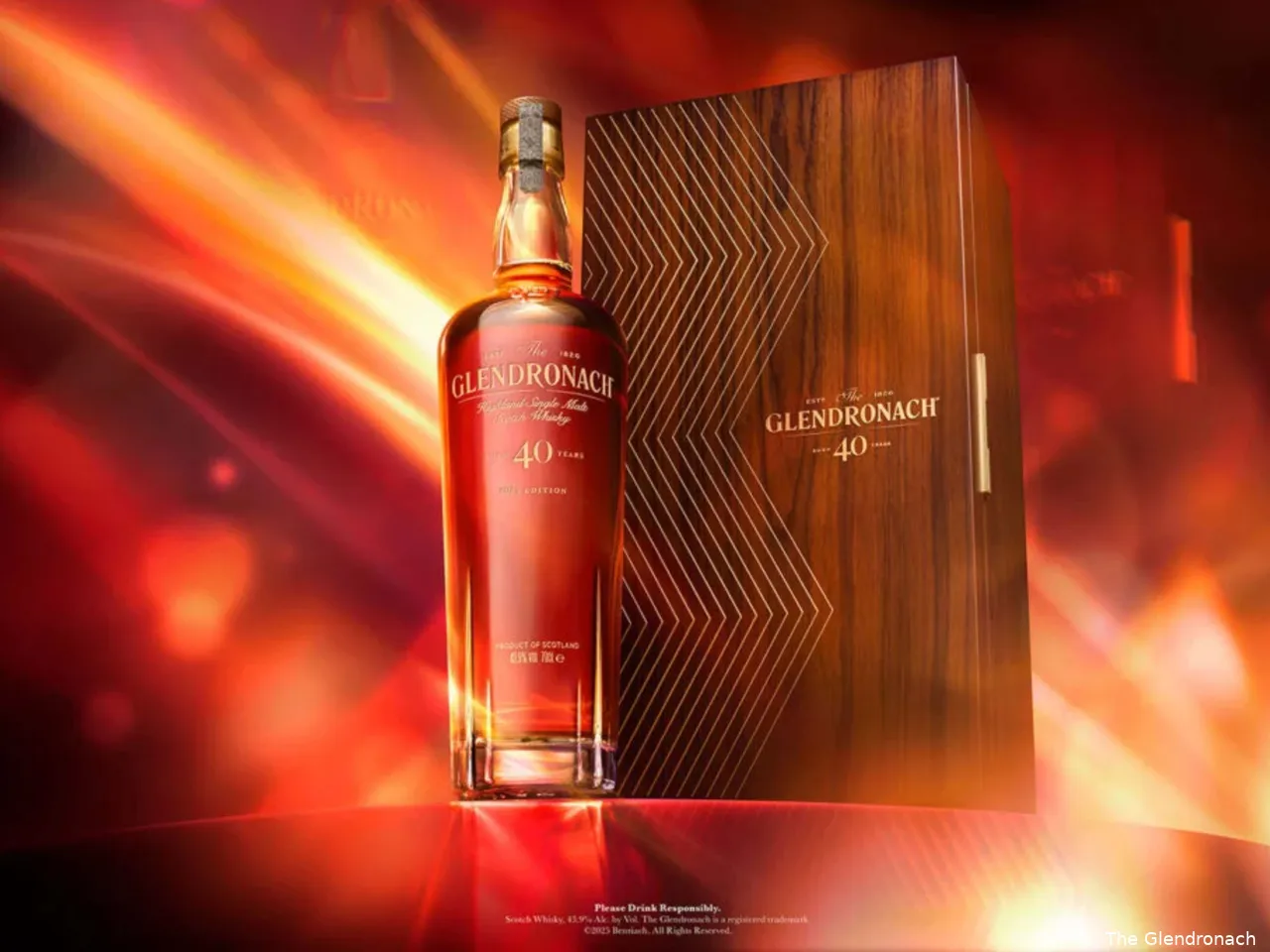 The Glendronach 2025 edition 40 year old whisky