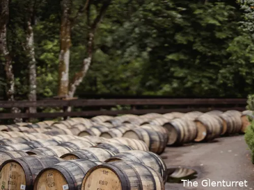 The Glenturret vaten buiten
