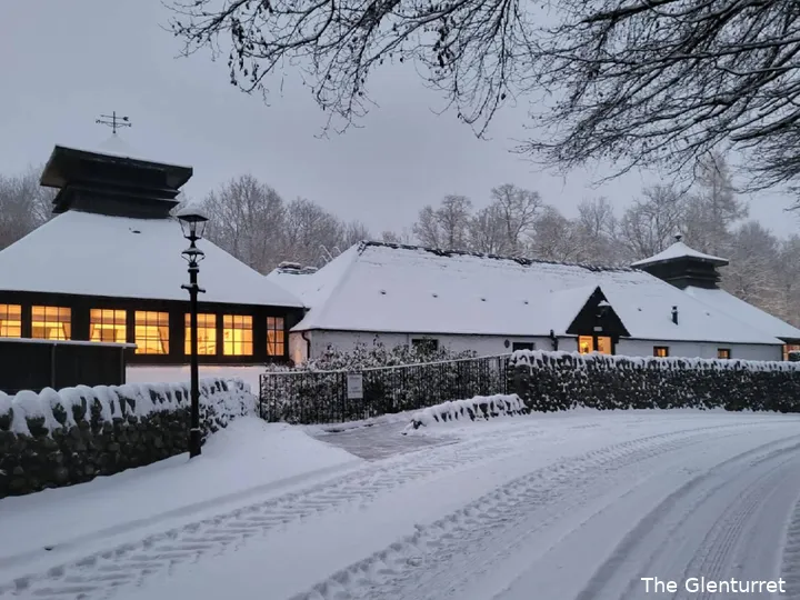 The Glenturret in the snow