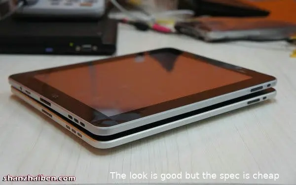 ipad clone with genuine ipad
