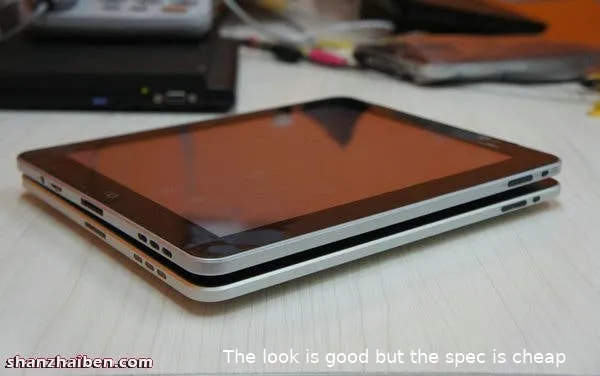 ipad clone with genuine ipad