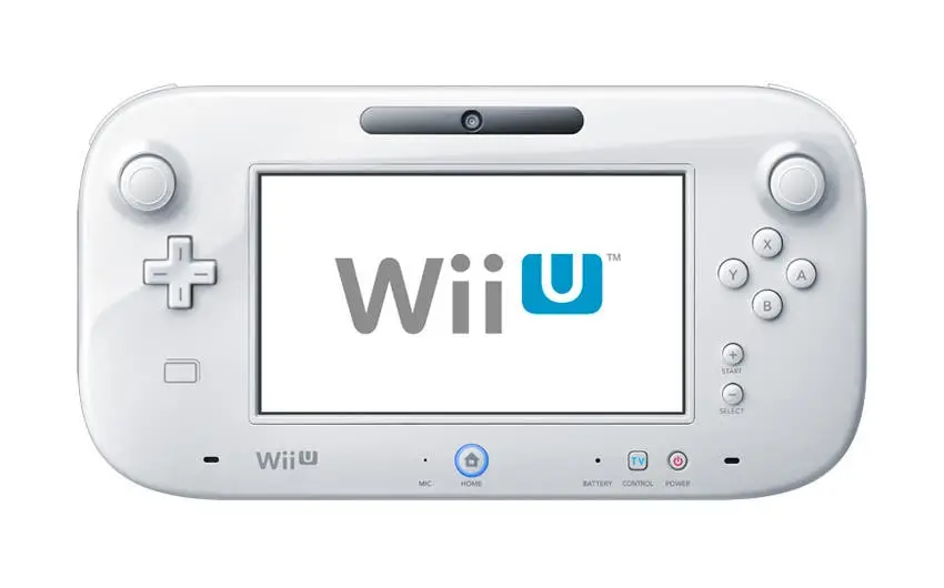 white wii u gamepad
