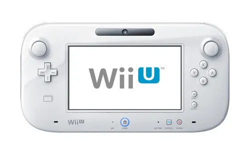 white wii u gamepad