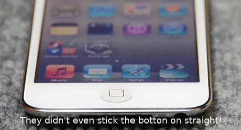 white ipod touch