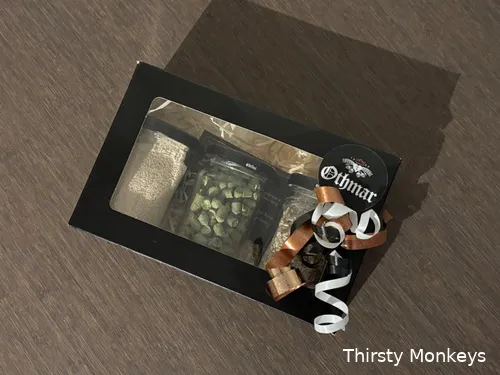 Het Othmar bierspa pakket bevat drie van de vier ingrediënten voor bier