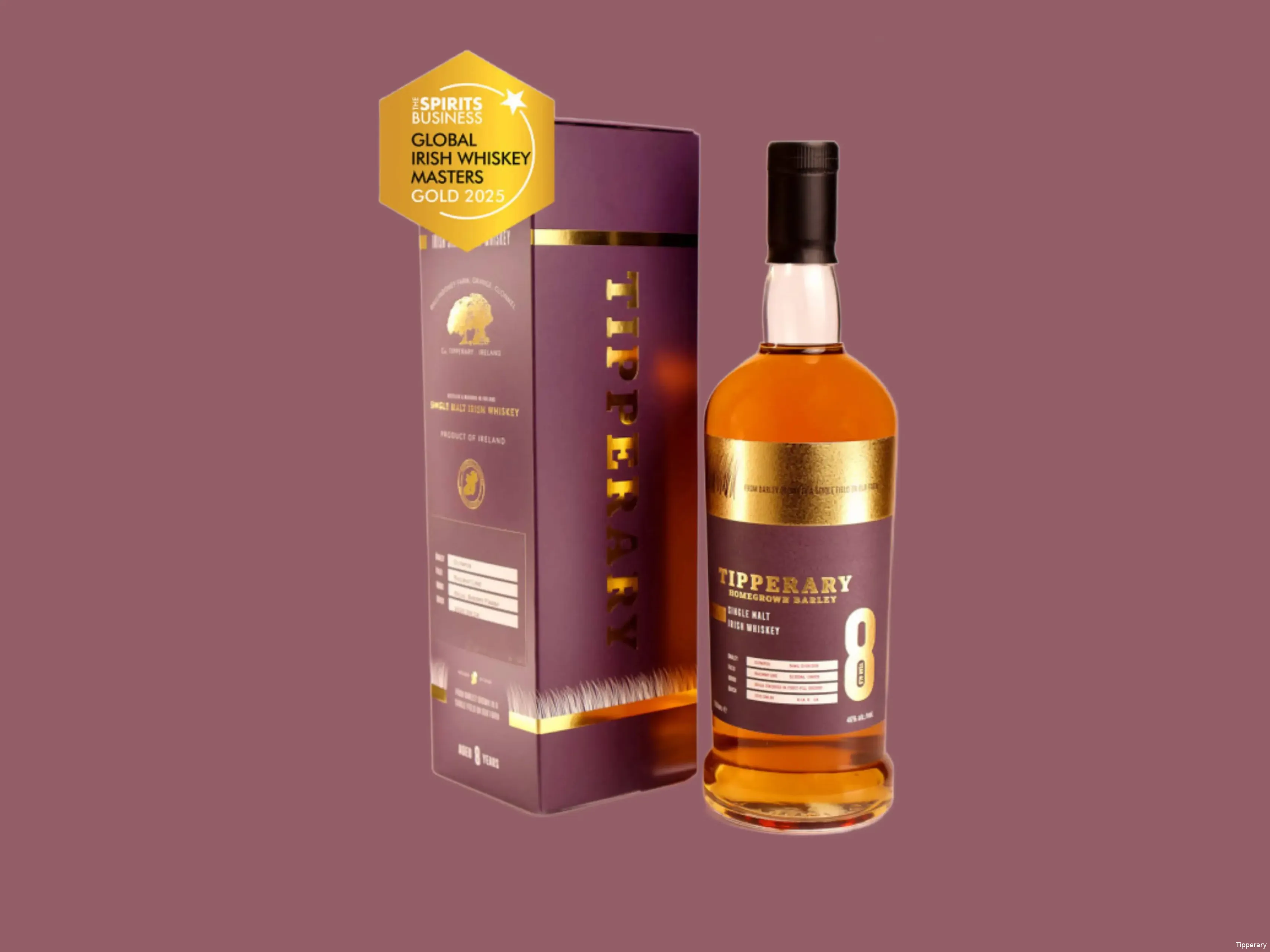 Tipperary Homegrown 8 YO whiskey