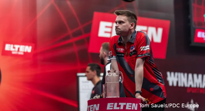 Ricardo Pietreczko on the European Tour stage.