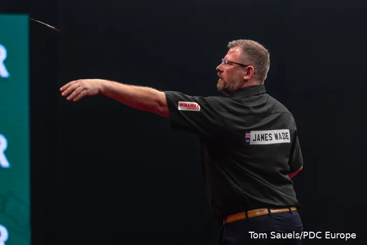 James Wade in actie