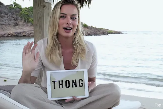 margot robbie australian slang explained 0
