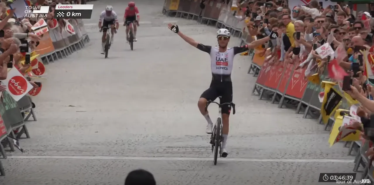 Grossschartner won the first stage on Wednesday