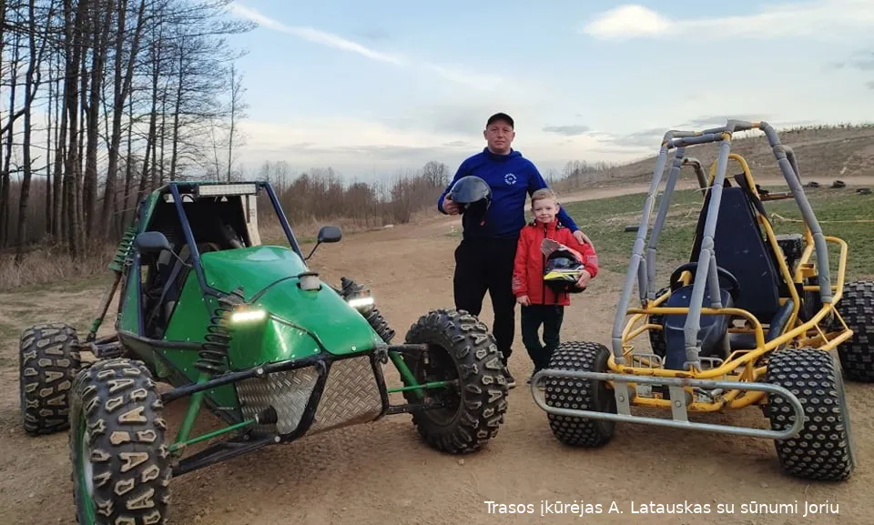 trasos ikurejas su sunum joriu