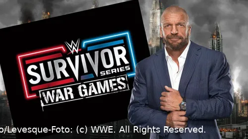 Triple H bringt WarGames in den Hauptkader / Logo/Levesque-Foto: (c) WWE. All Rights Reserved.