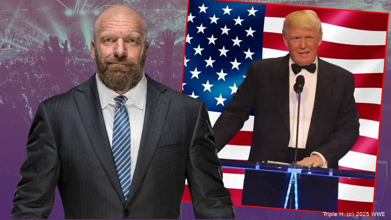 wwe triple h donald trump