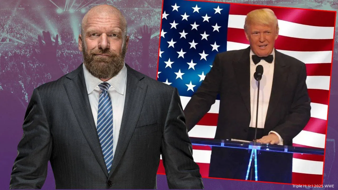 wwe triple h donald trump