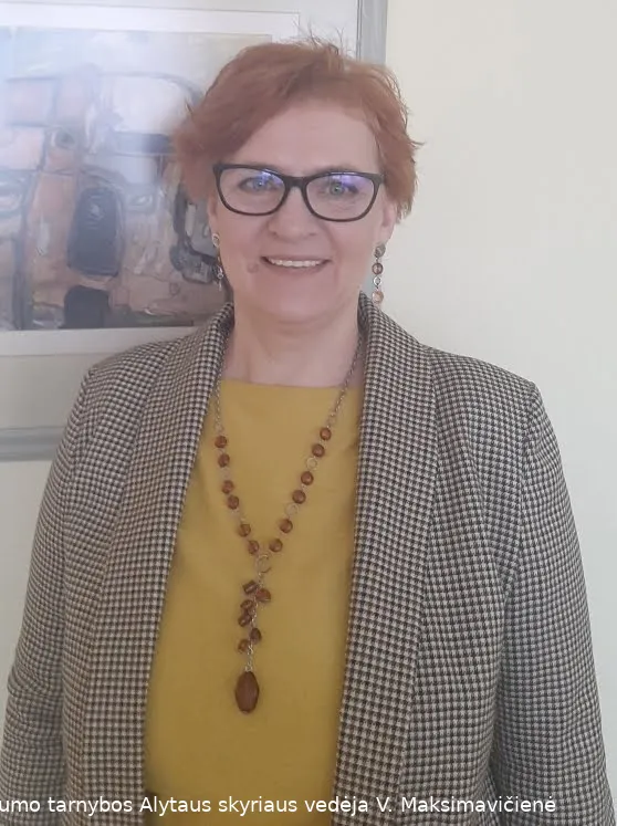 uzimtumo tarnybos alytaus skyriaus vedeja vilija maksimaviciene1 39575