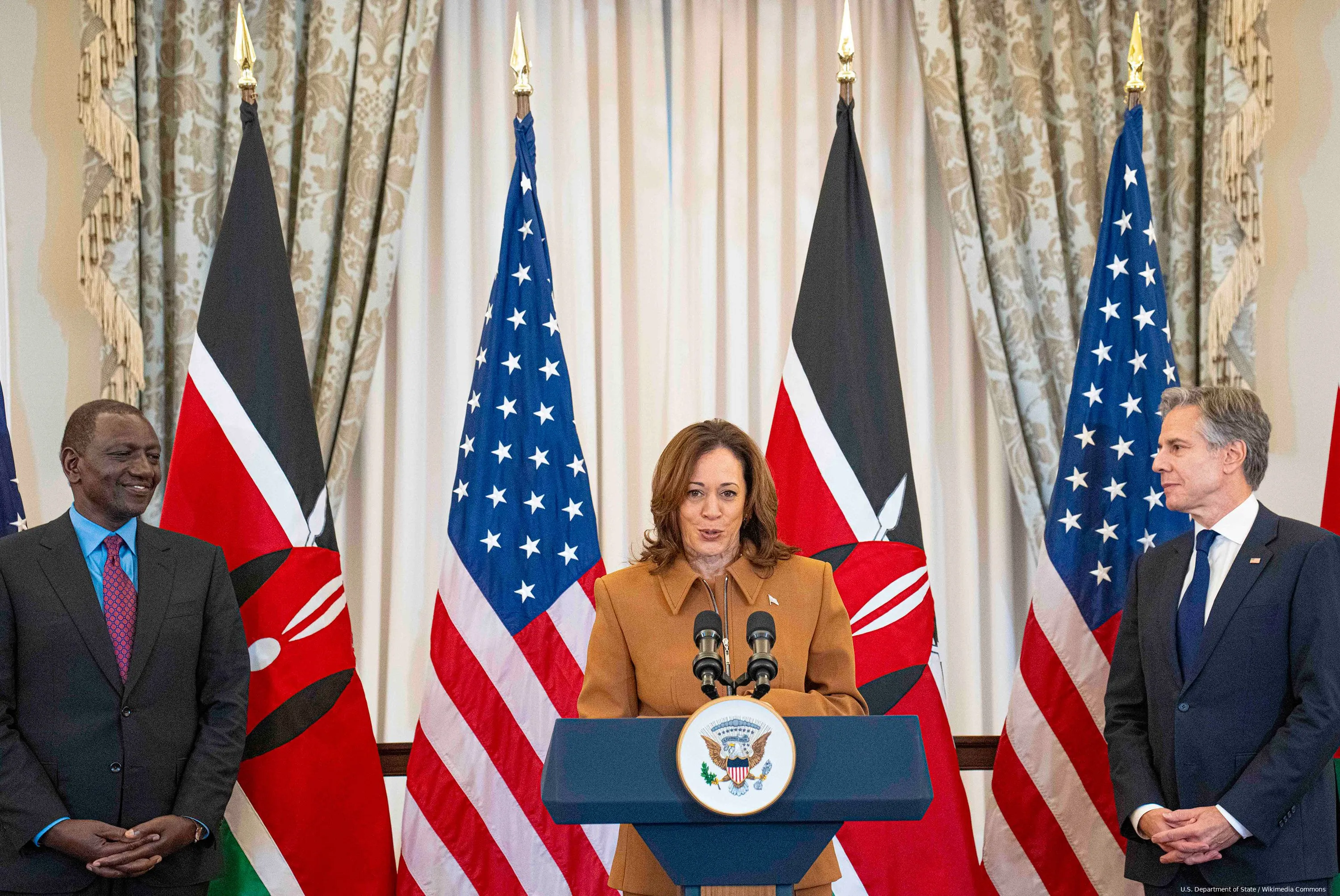 secretary blinken and vp harris host state luncheon for kenyan president 4