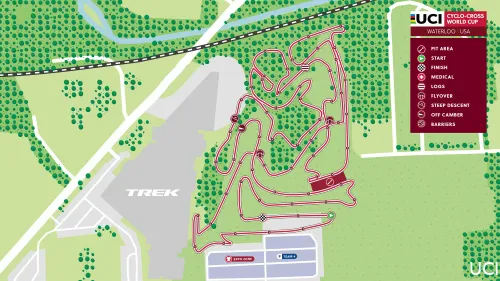 Het parcours in Waterloo kent weinig veranderingen ten opzichte van vorig jaar
