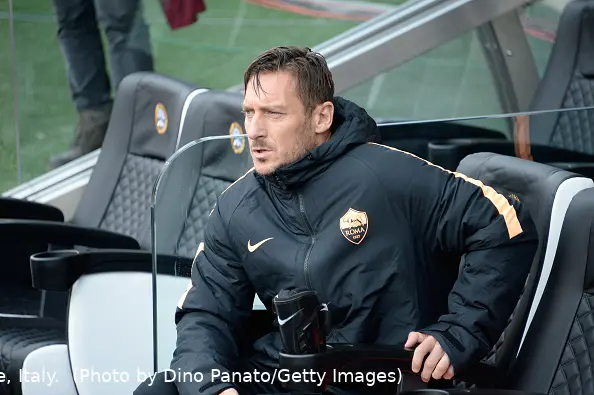 totti panchina