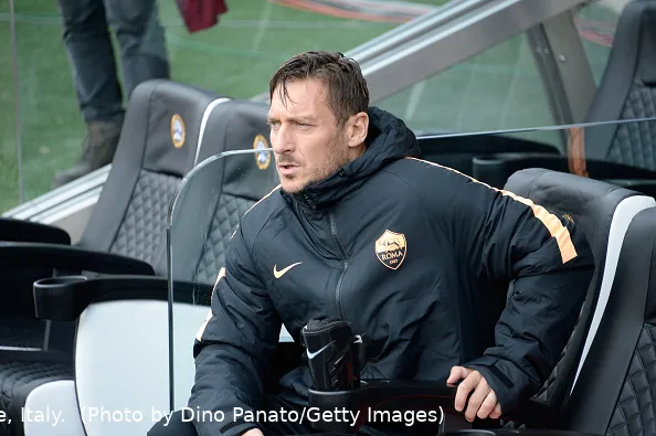 totti panchina