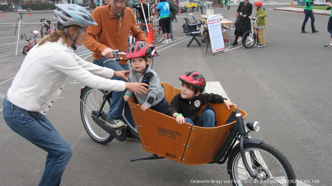 babboe city tweewielerbakfiets