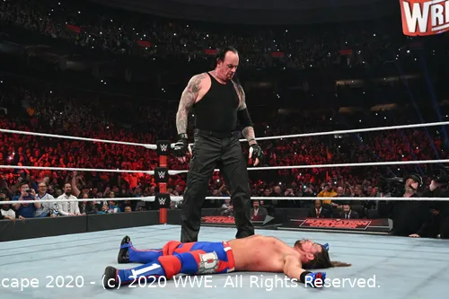 Undertaker vs. AJ Styles bei WWE No Escape 2020 - (c) 2020 WWE. All Rights Reserved.