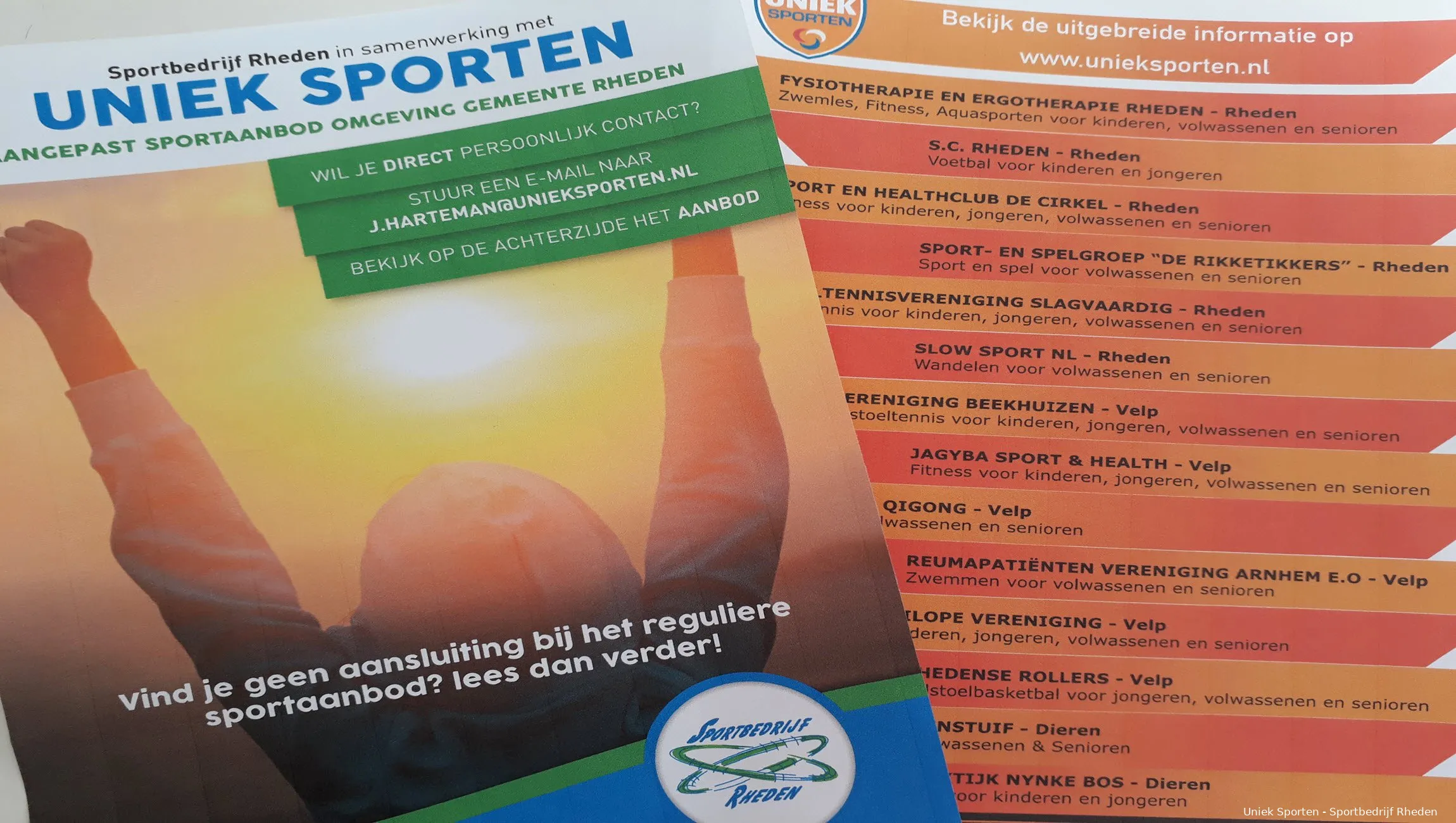 sportaanbod uniek sporten sportbedrijf rheden