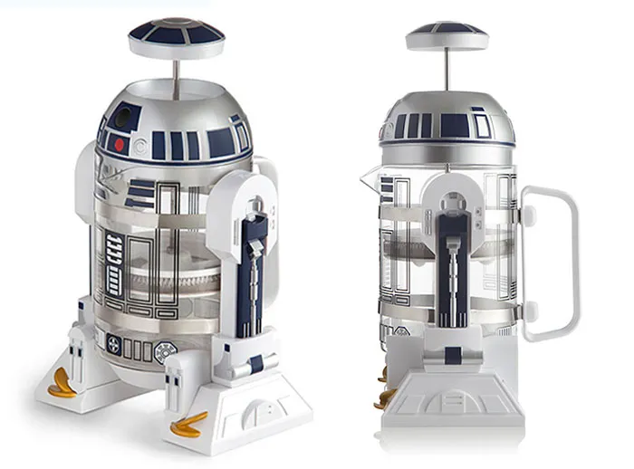 coffee robot star wars r2 d2 coffee press thinkgeek 3