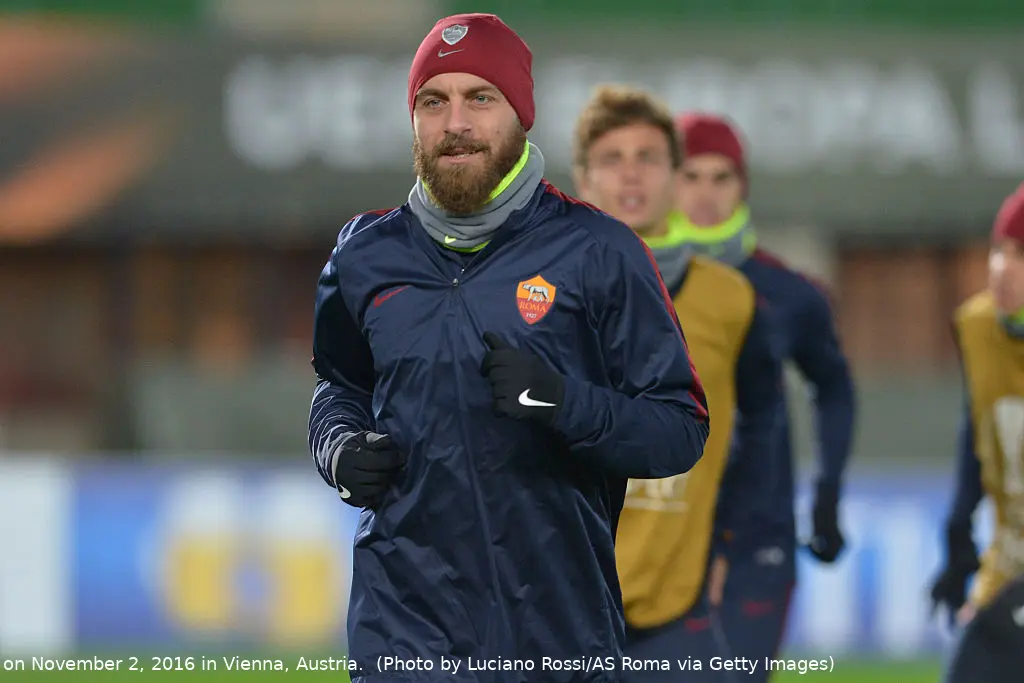 de rossi corre rifinitura pre austria vienna