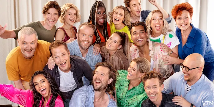 De nieuwe groepsfoto van VTM.