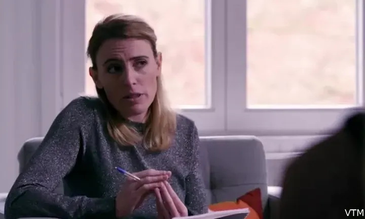 Joke als psychologe in 'Familie'. Bron: VTM