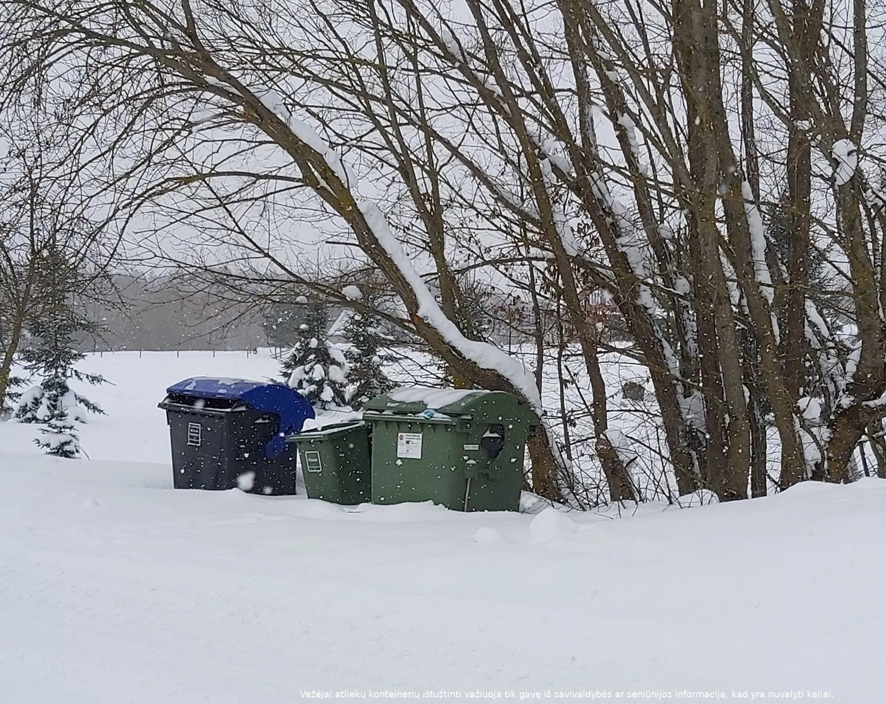 konteineria prie kelio 1