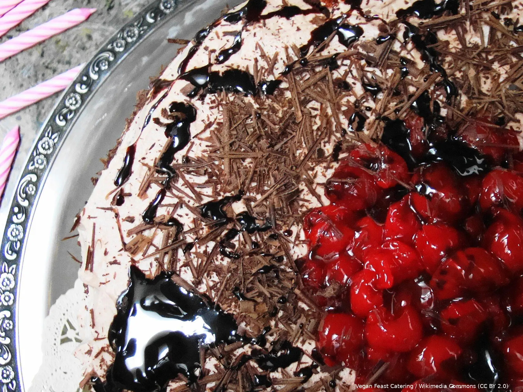 black forest vegan cake 3845912348