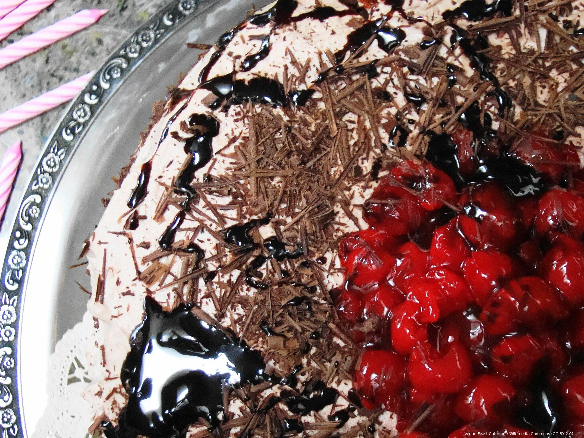 black forest vegan cake 3845912348