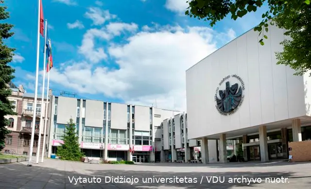 vytauto didziojo universitetas sm